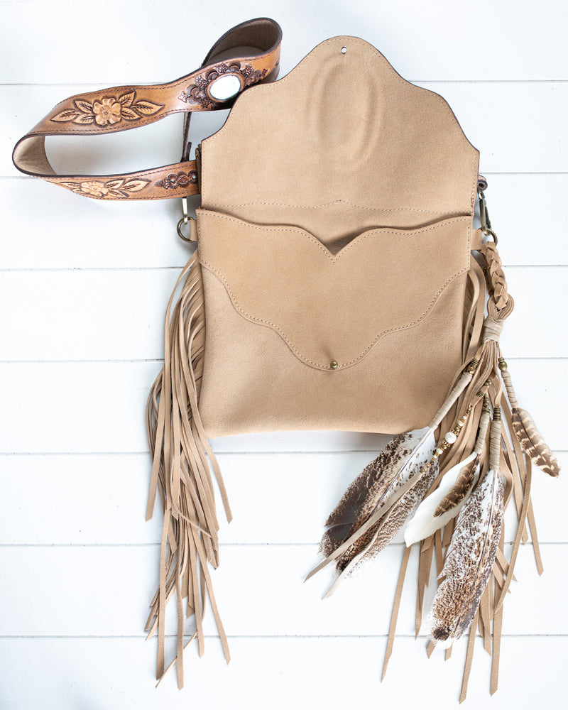 Pegasus Gypsy Wanderer Bag with Caribbean Calcite