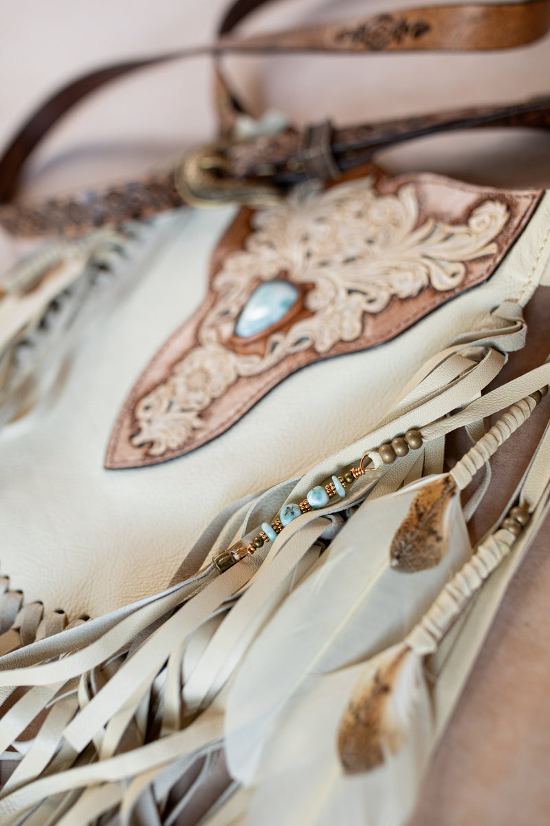 Prairie Phone Pouch with Larimar