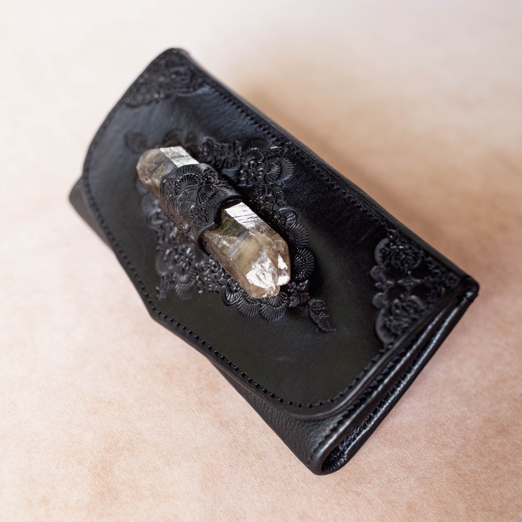 Priestess Wallet with Smoky Quartz