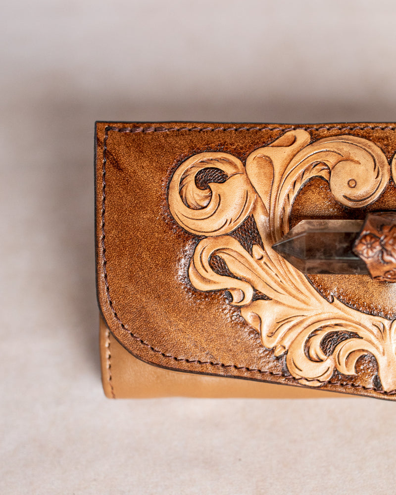 Western Priestess Wallet with Smoky Quartz