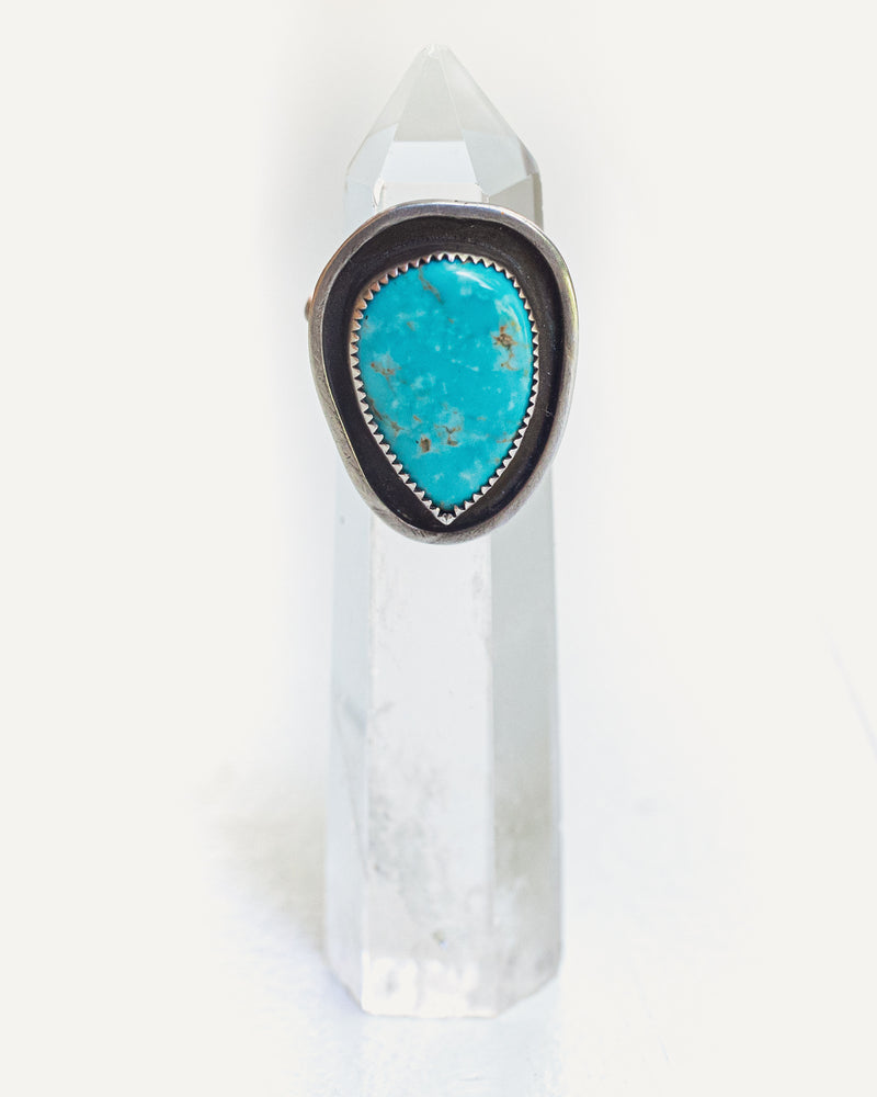 Vintage Navajo Sierra Nevada Turquoise Ring