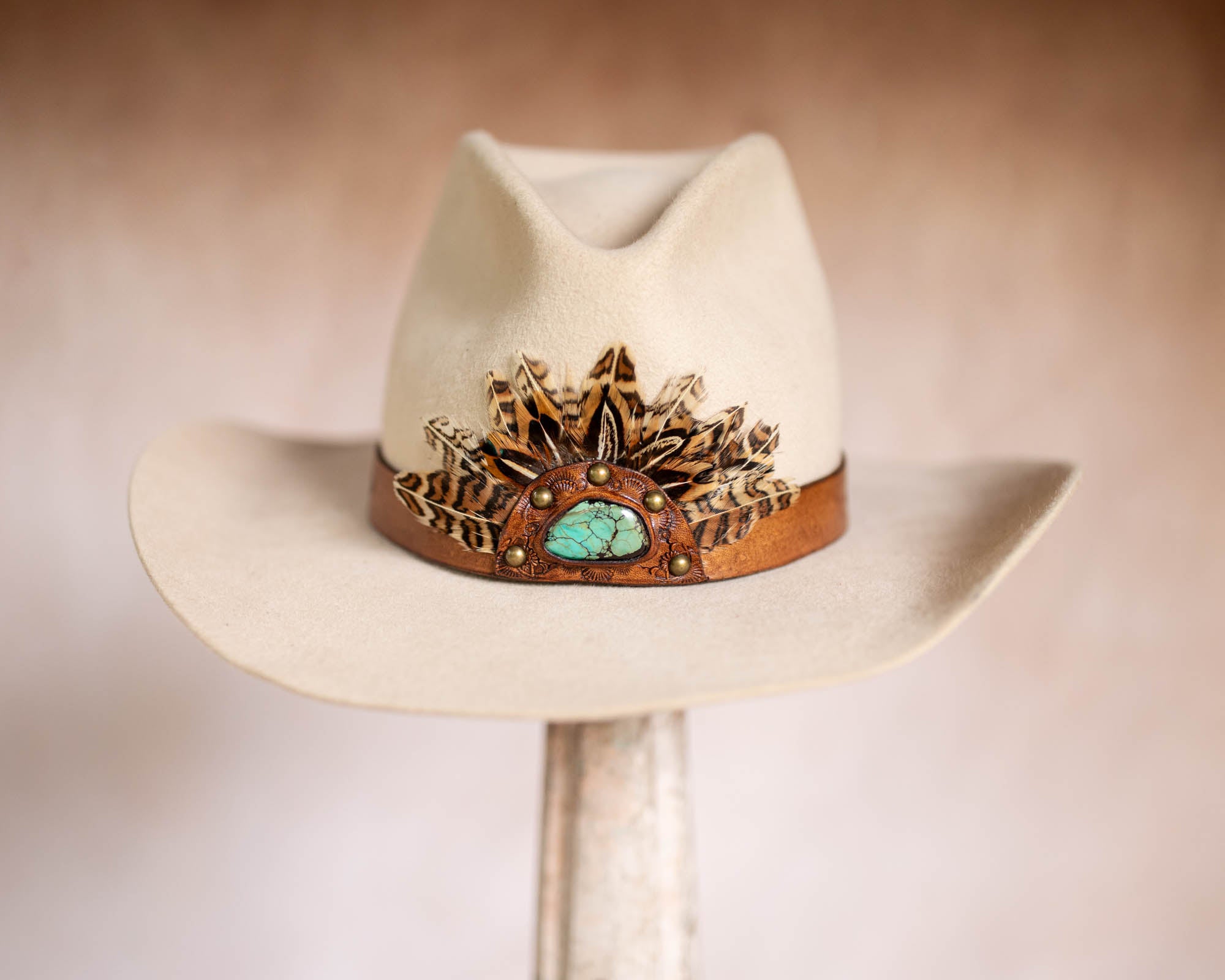 Sundance Ryder Hat Band with Sleeping Beauty Turquoise