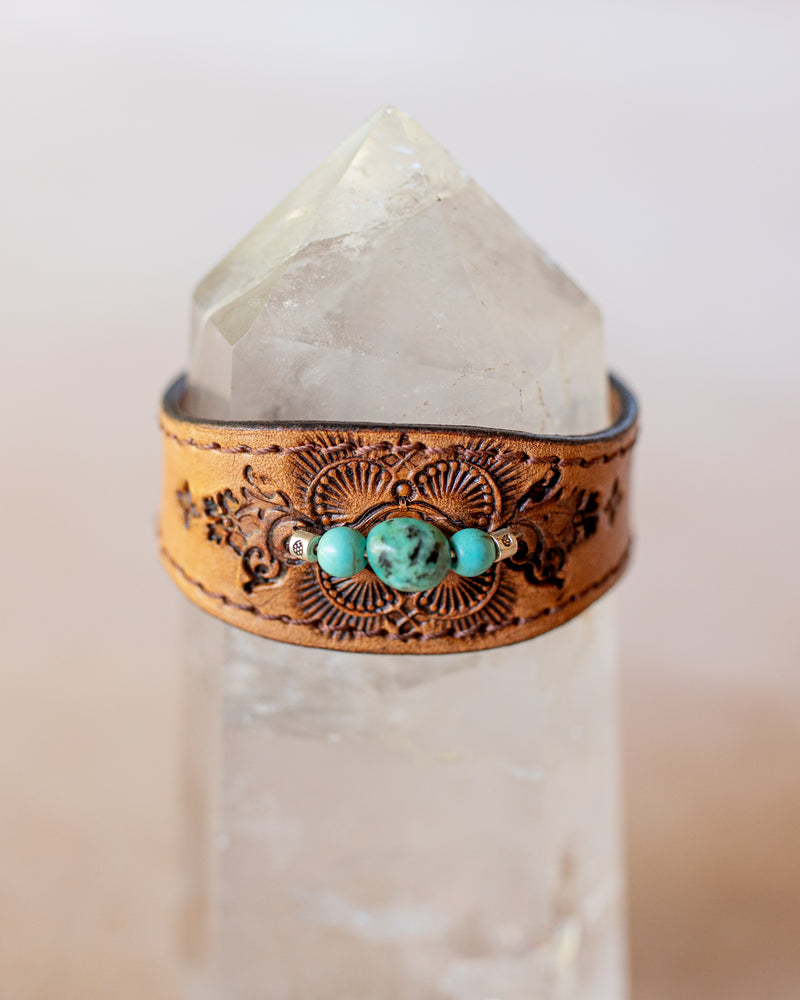 Petite Cuff with Turquoise