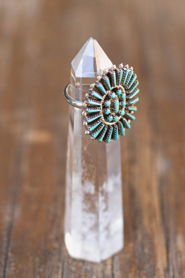Vintage Navajo Zuni Cluster Ring