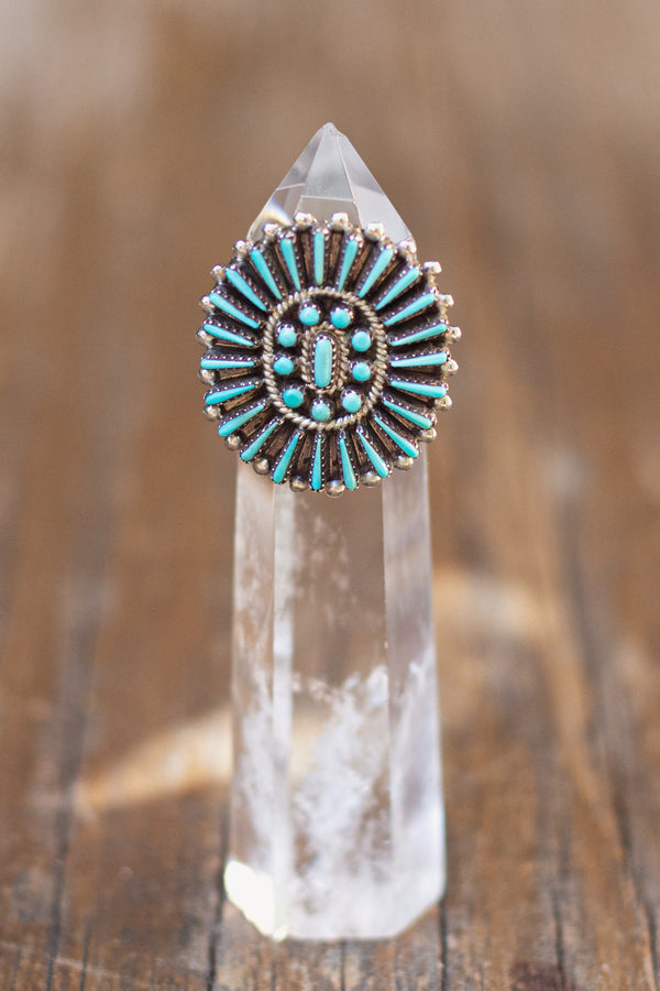Vintage Navajo Zuni Cluster Ring