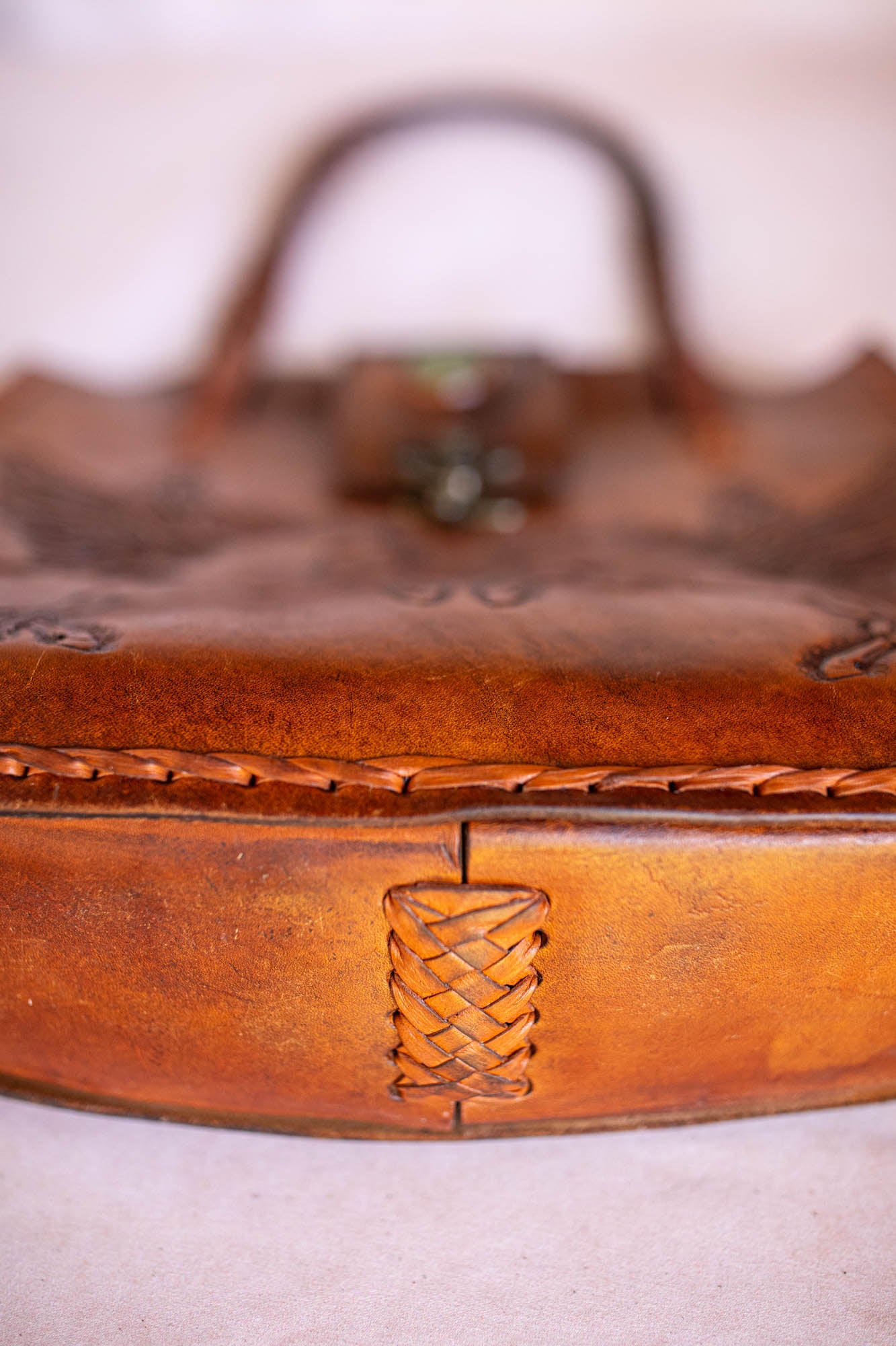 Vintage Dream Chaser Tote Bag with Turquoise