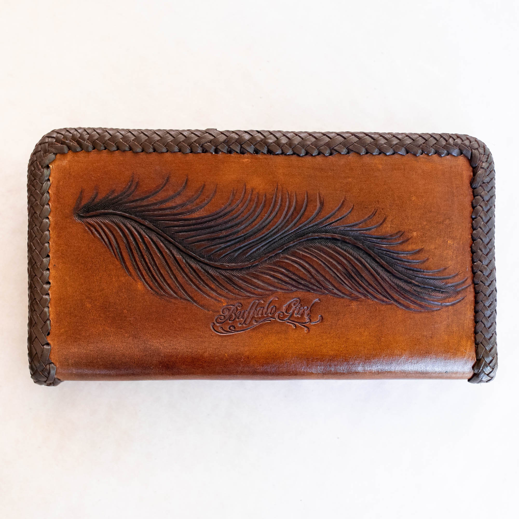 Large Pegasus Wallet with African Turquoise