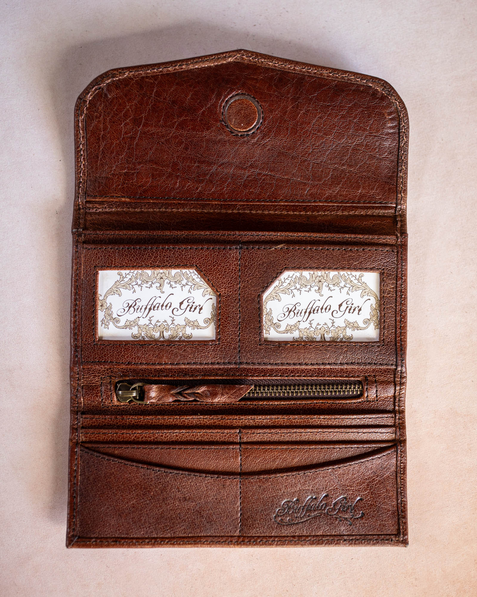 Western Floral Wallet with Chrysoprase