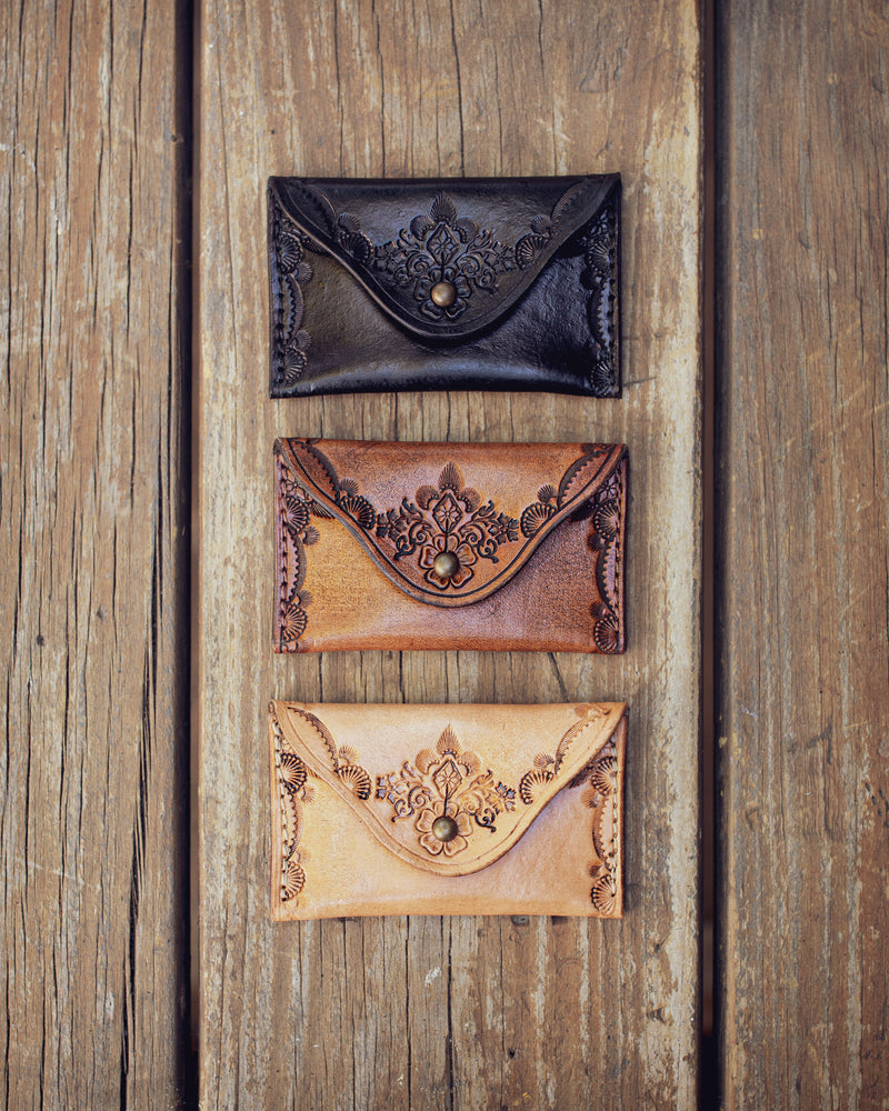 tooled_leather_card_wallets_three_colours