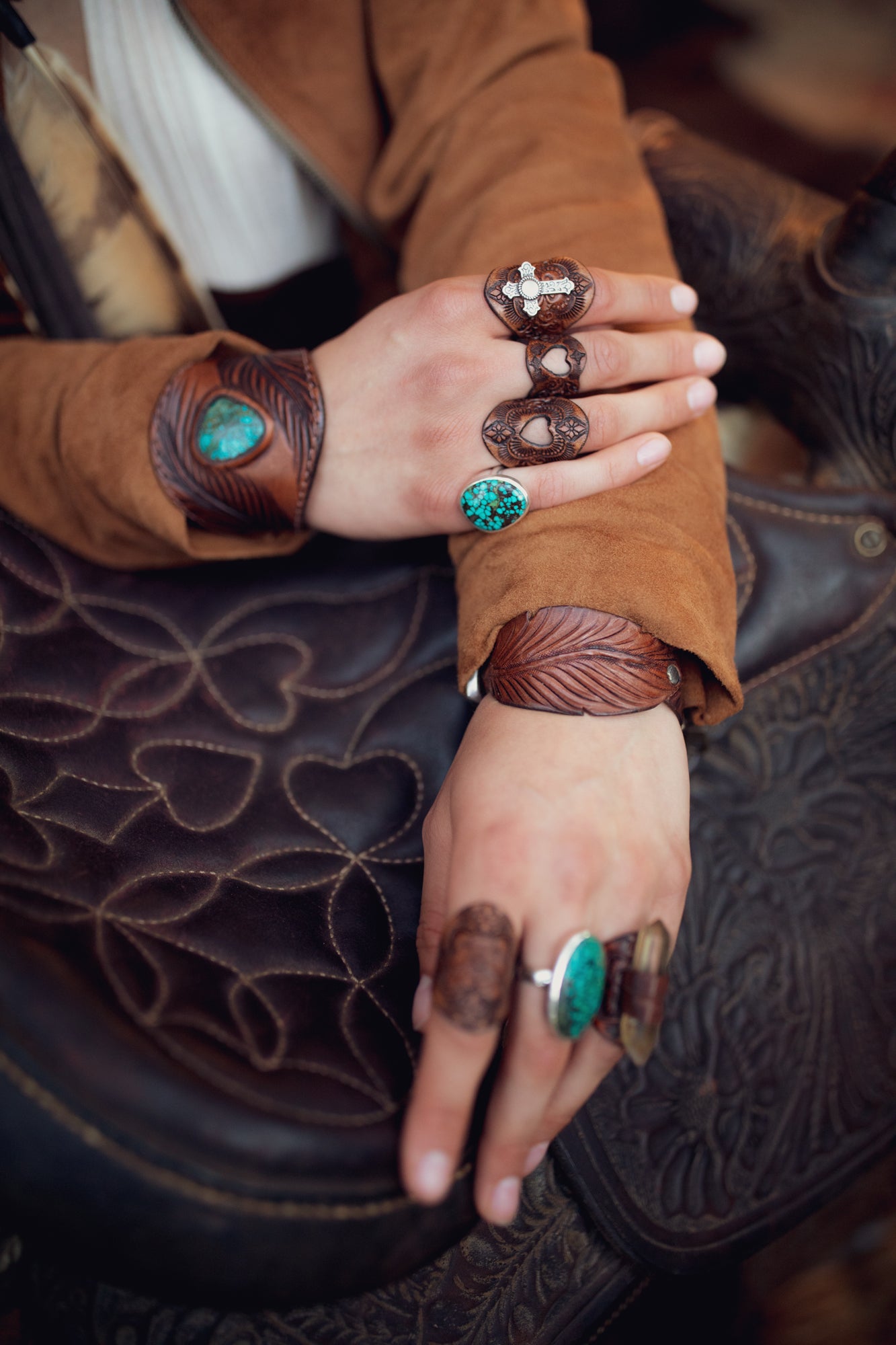 Little Eagle Feather Cuff