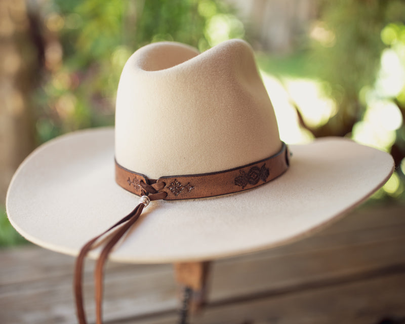 Hat Band with Western Conchos